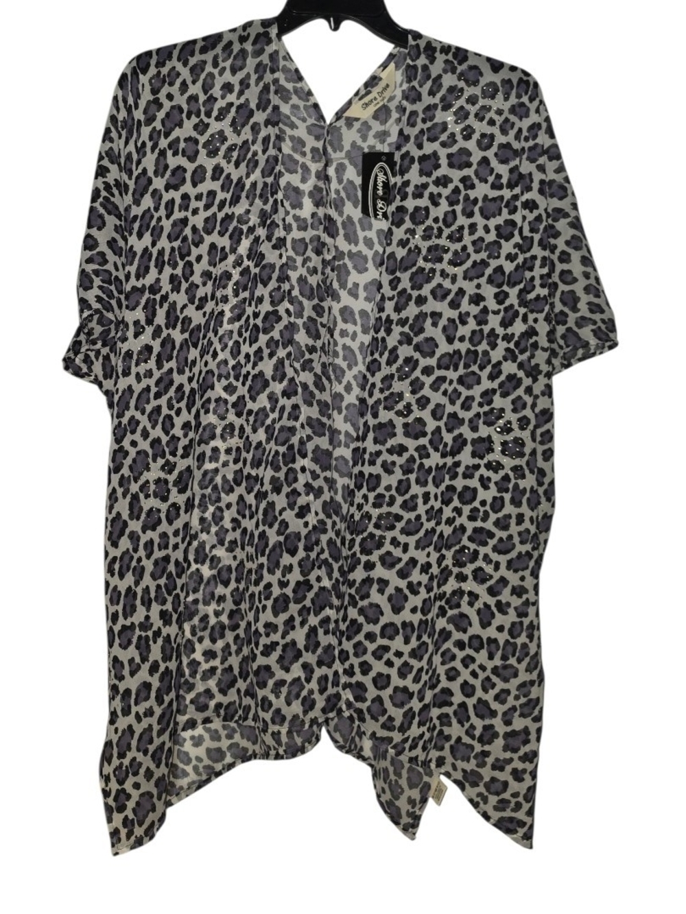 Shore Drive Animal Print Duster Size OS NWT